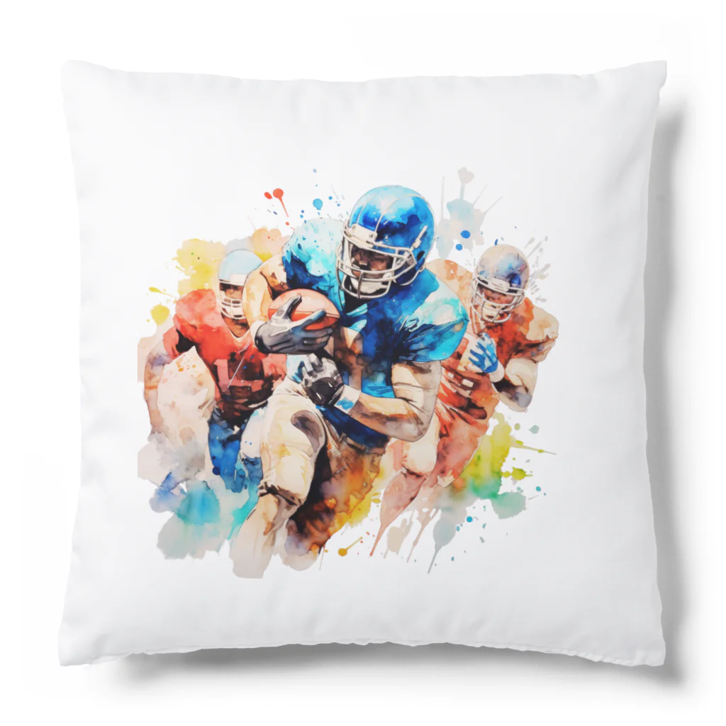 SUN33のAmerican football Cushion