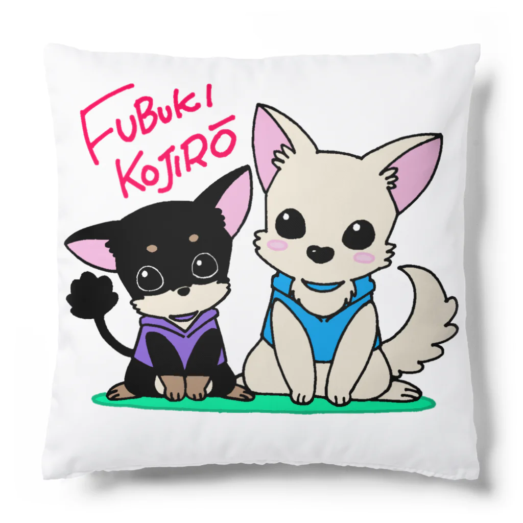 ボンちゃんの家の吹雪君＆小次郎君 Cushion