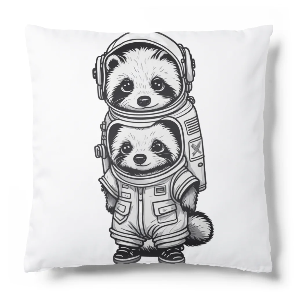 CT raccoonのCT raccoon Cushion