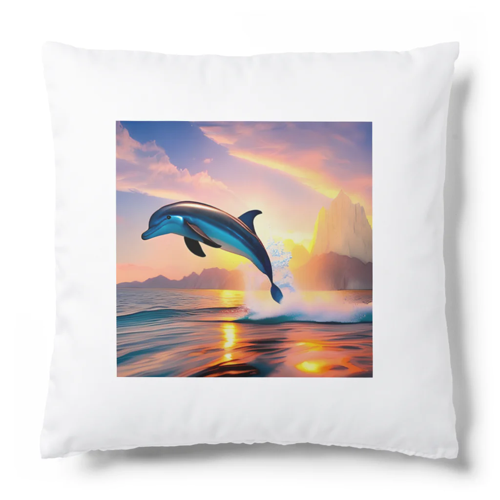 dolphineのいつもニコニコハッピードルフィン Cushion