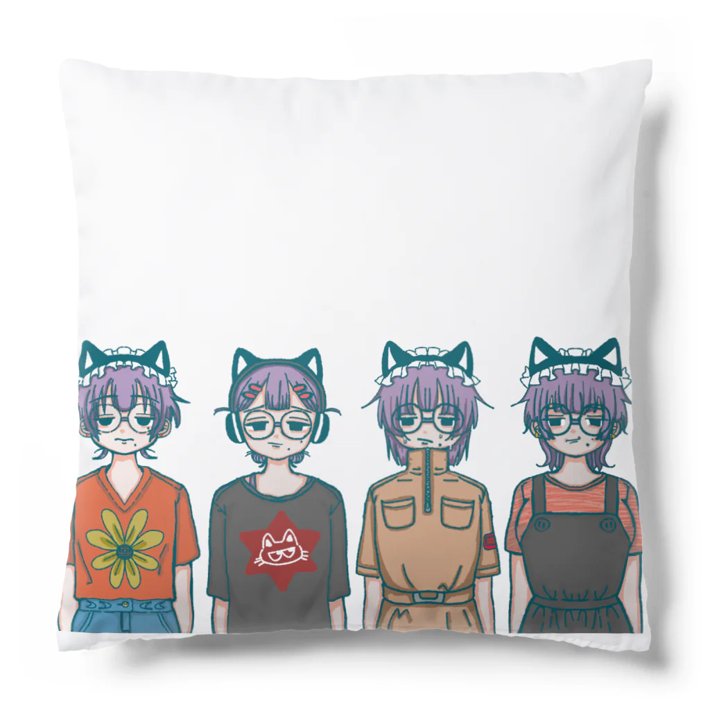 酒丸酔子🐱🍺の夏服の酒丸酔子 Cushion