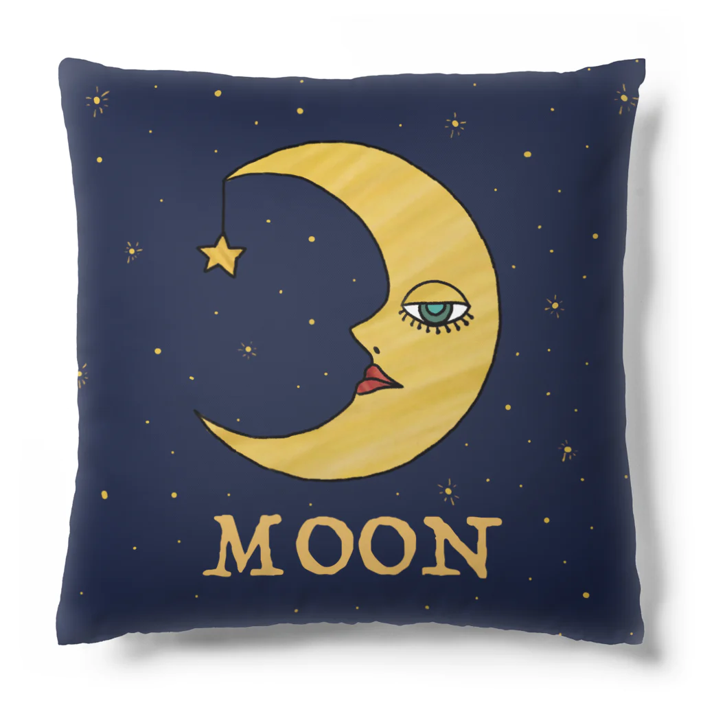 Bow_paintingのmoon Cushion