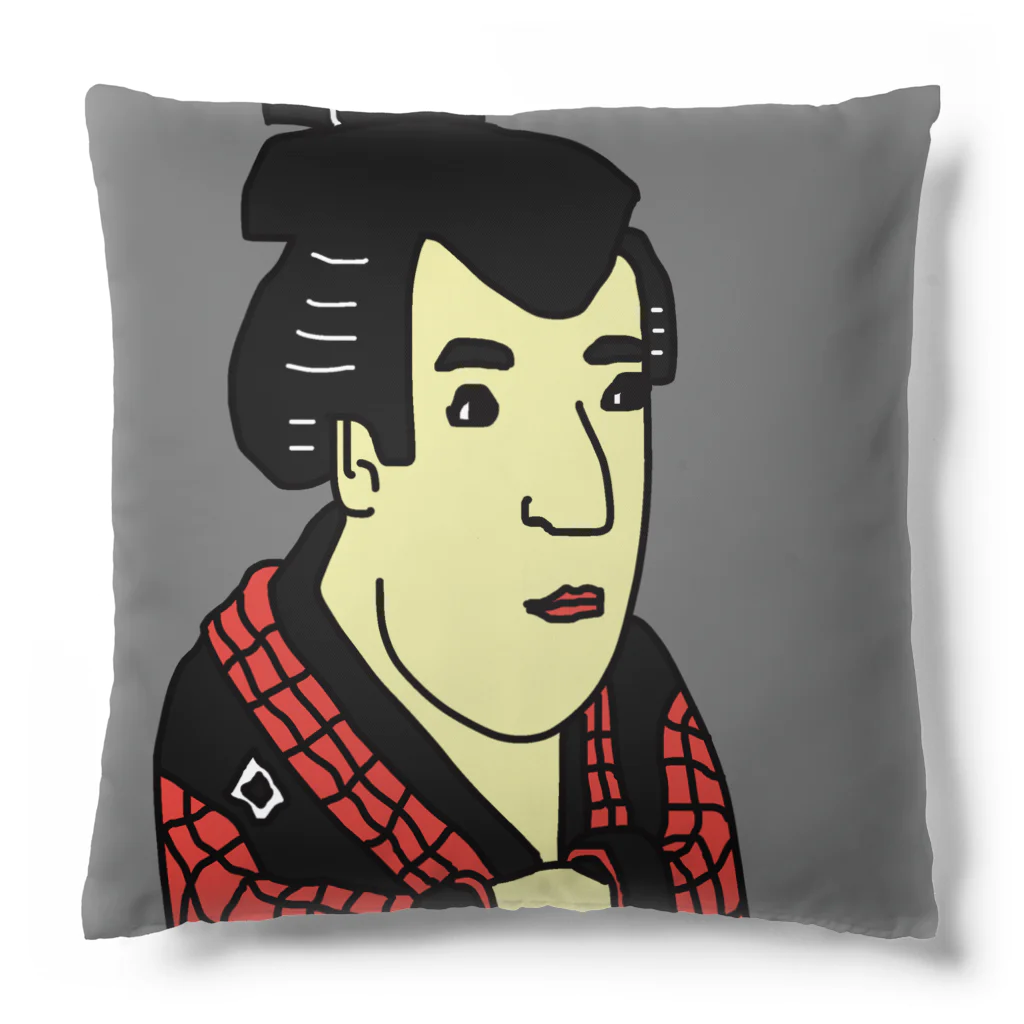 じゃぱにぃずぴぃぽぅの三代目市川八百蔵の田辺文蔵 Cushion