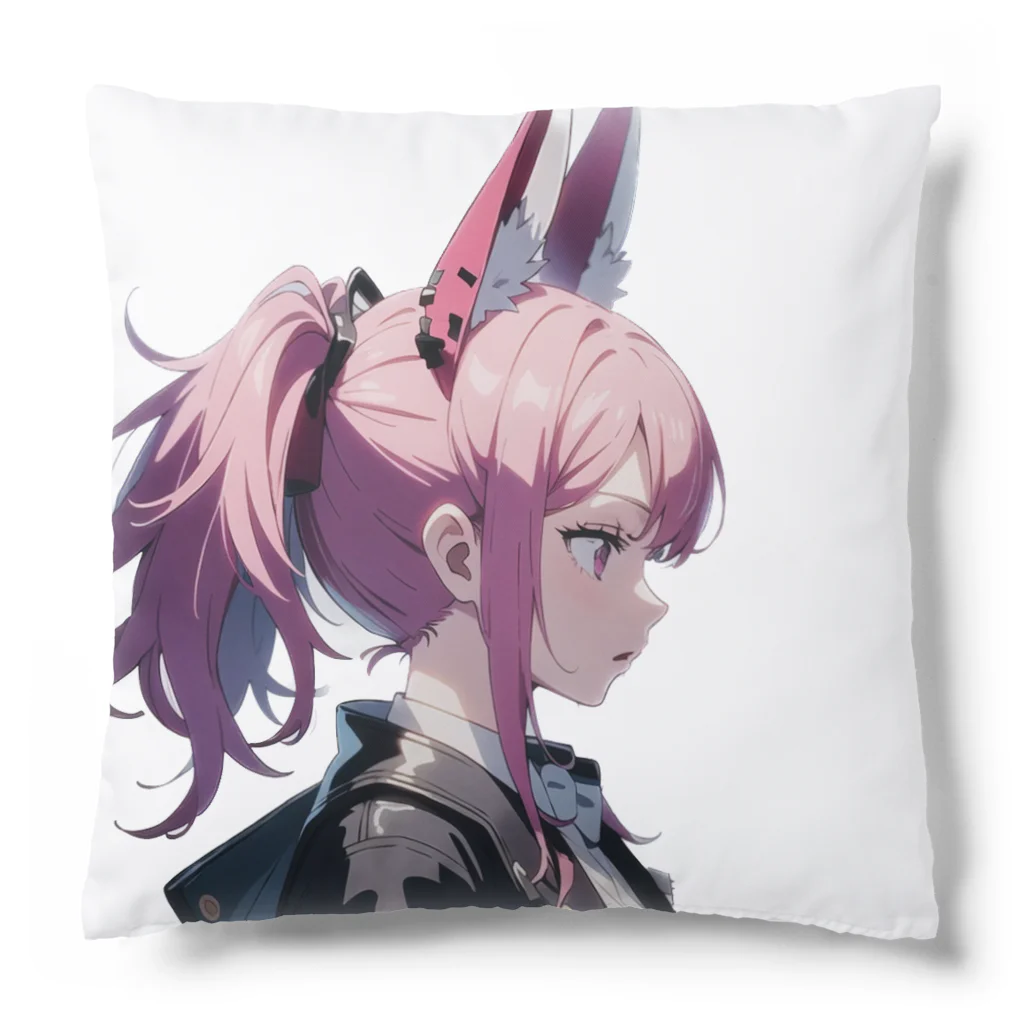 1bit工房のラビーの横顔 Cushion