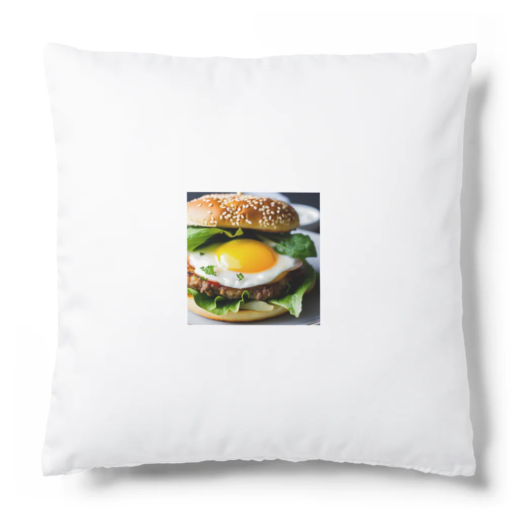 チワワ愛好家ショップの半熟とろけるハンバーグ チーズ愛好家の夢！ Cushion