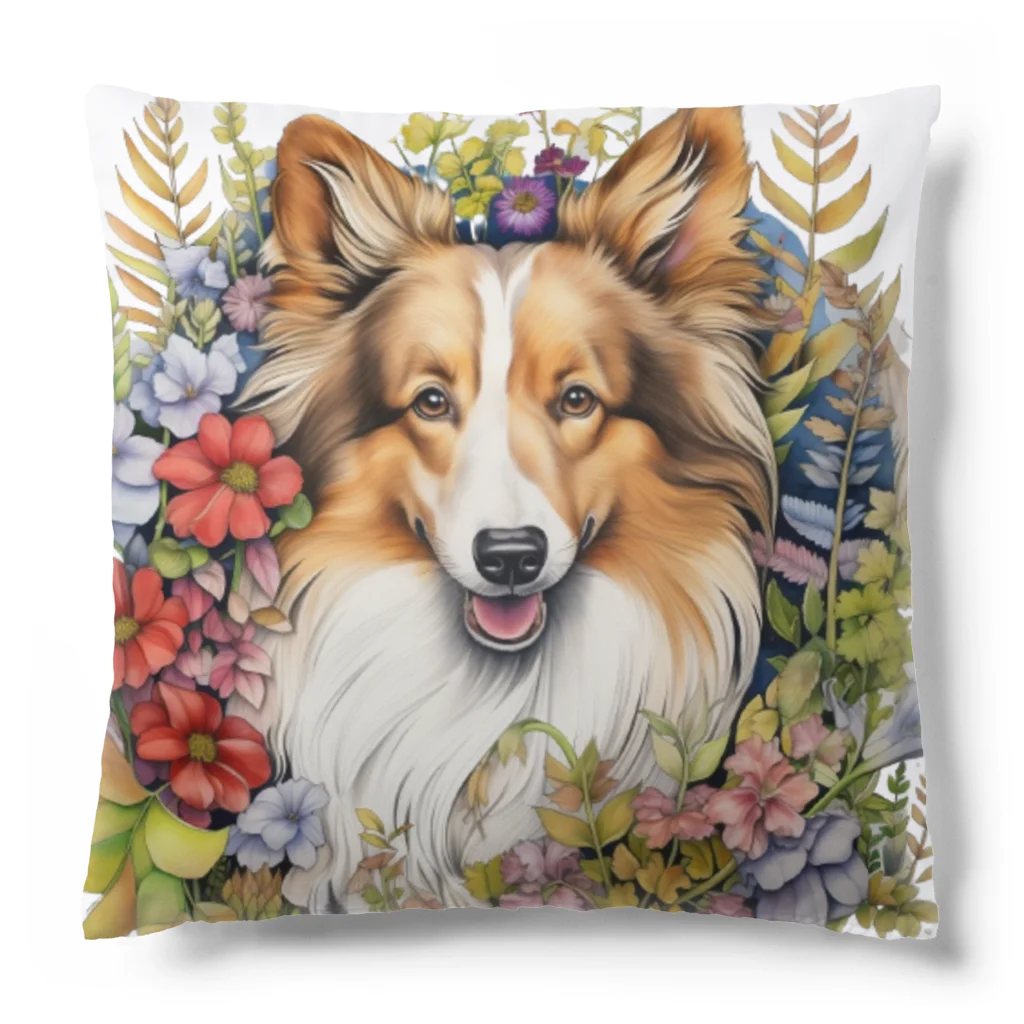 Sheltie Chic Creationsのシェルティ3 クッション