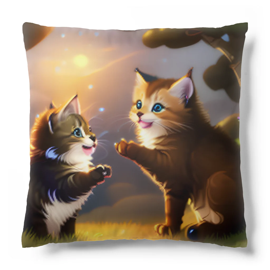 ふあもこキャットランドの夜行性のキティ星座 Cushion