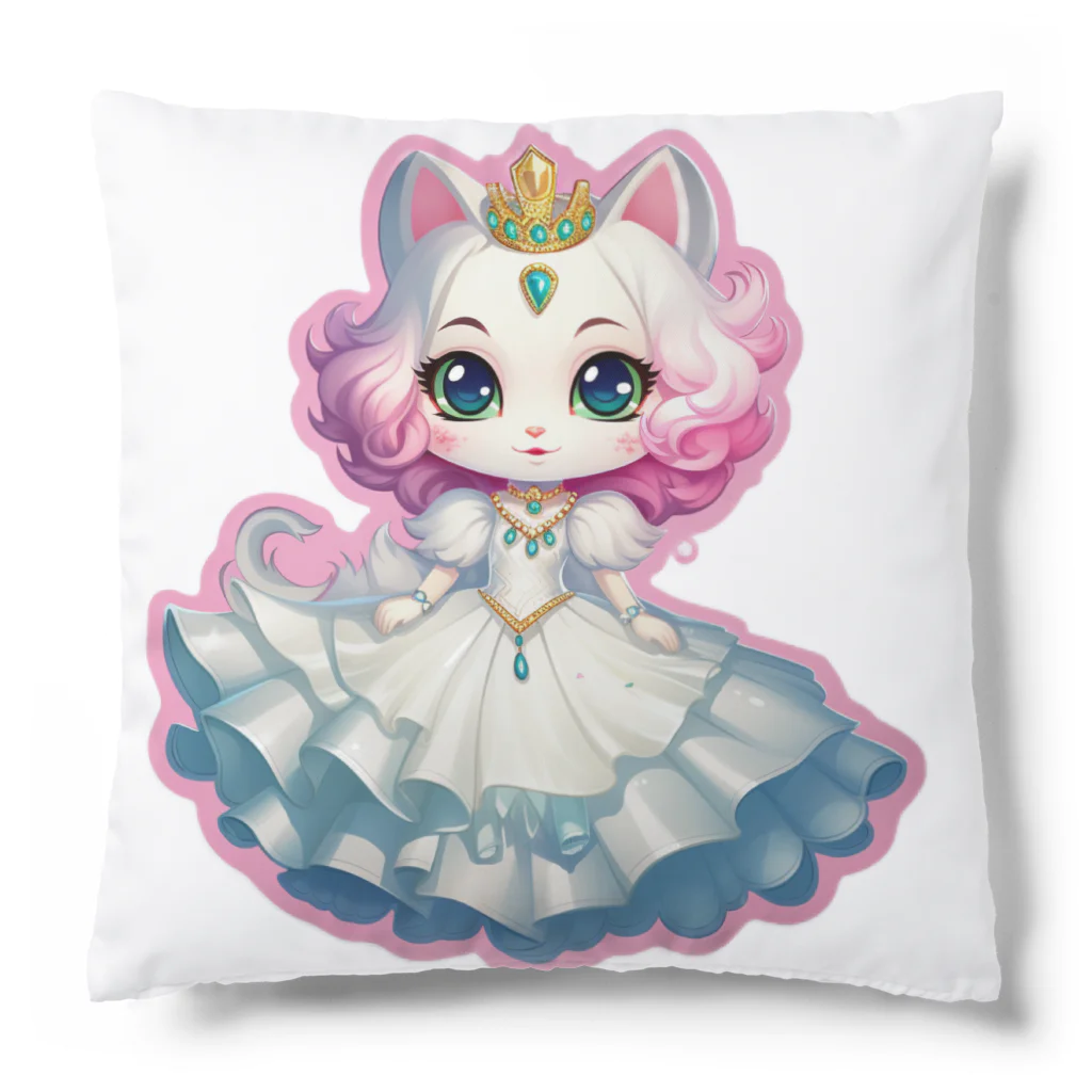 Sweet Stashの猫のプリンセス Cushion