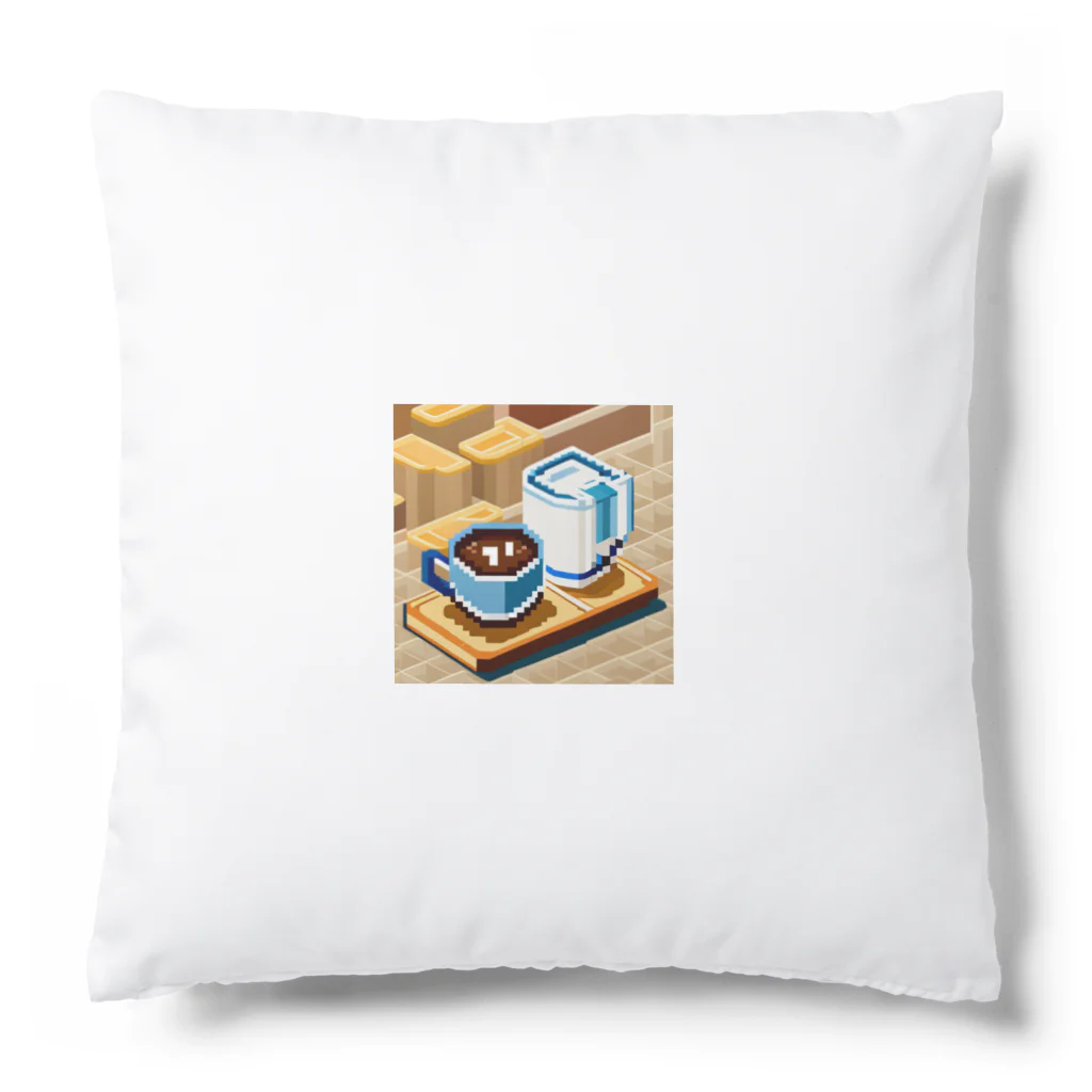 cunissaのドット絵コーヒーと電気ポット Cushion