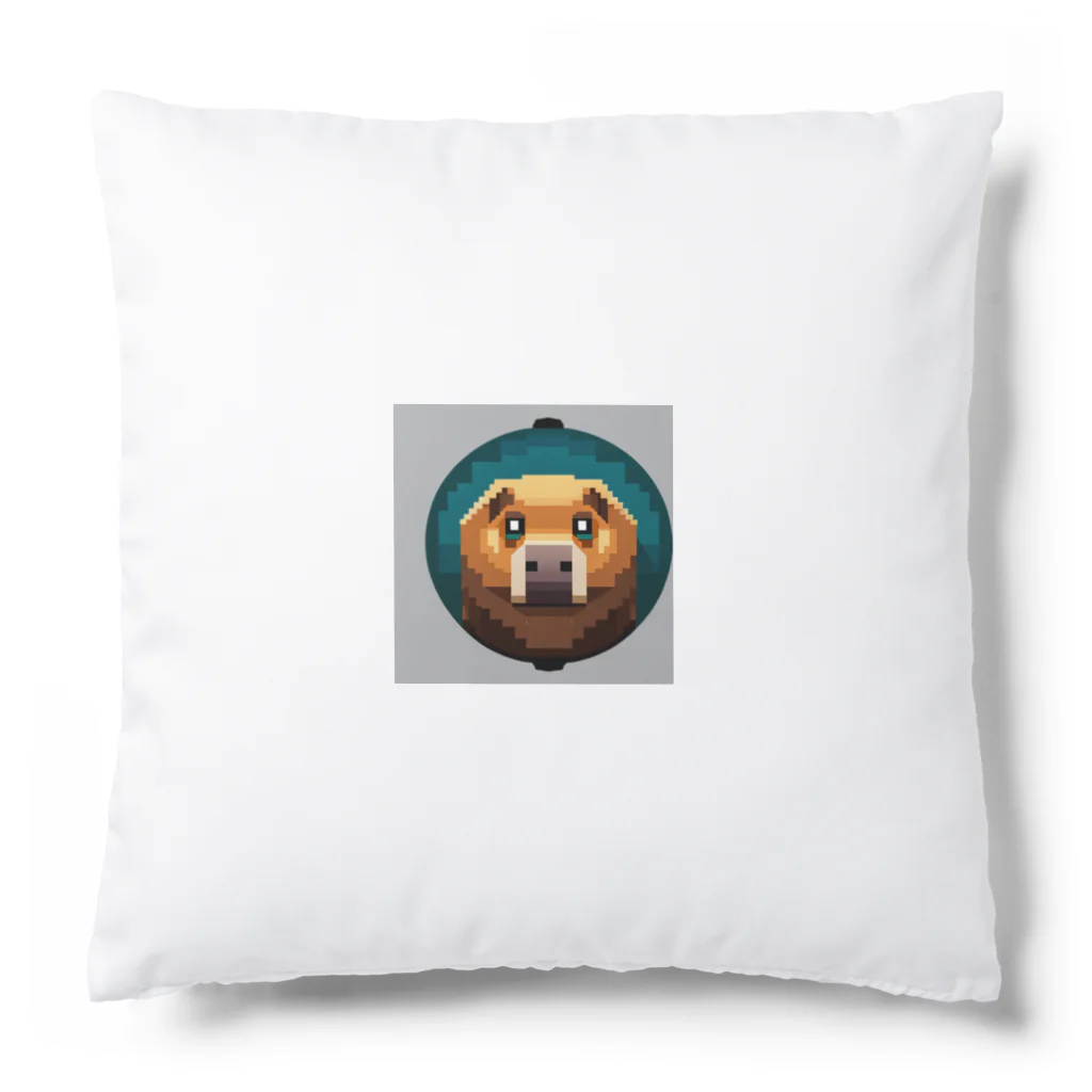 henohenomohejiadのドット絵のホラーなカピバラ Cushion