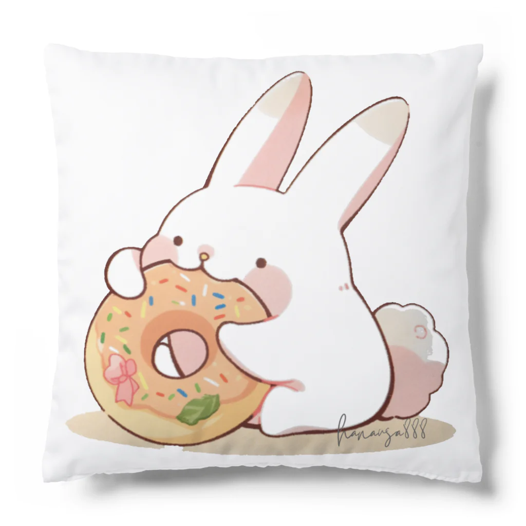 🌸hanausa🐰のうさぎとドーナツ２ Cushion