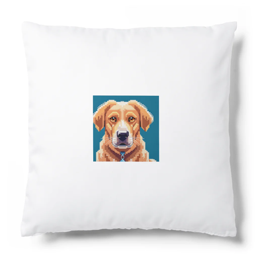 Useponzooのピクセルアート　犬 Cushion