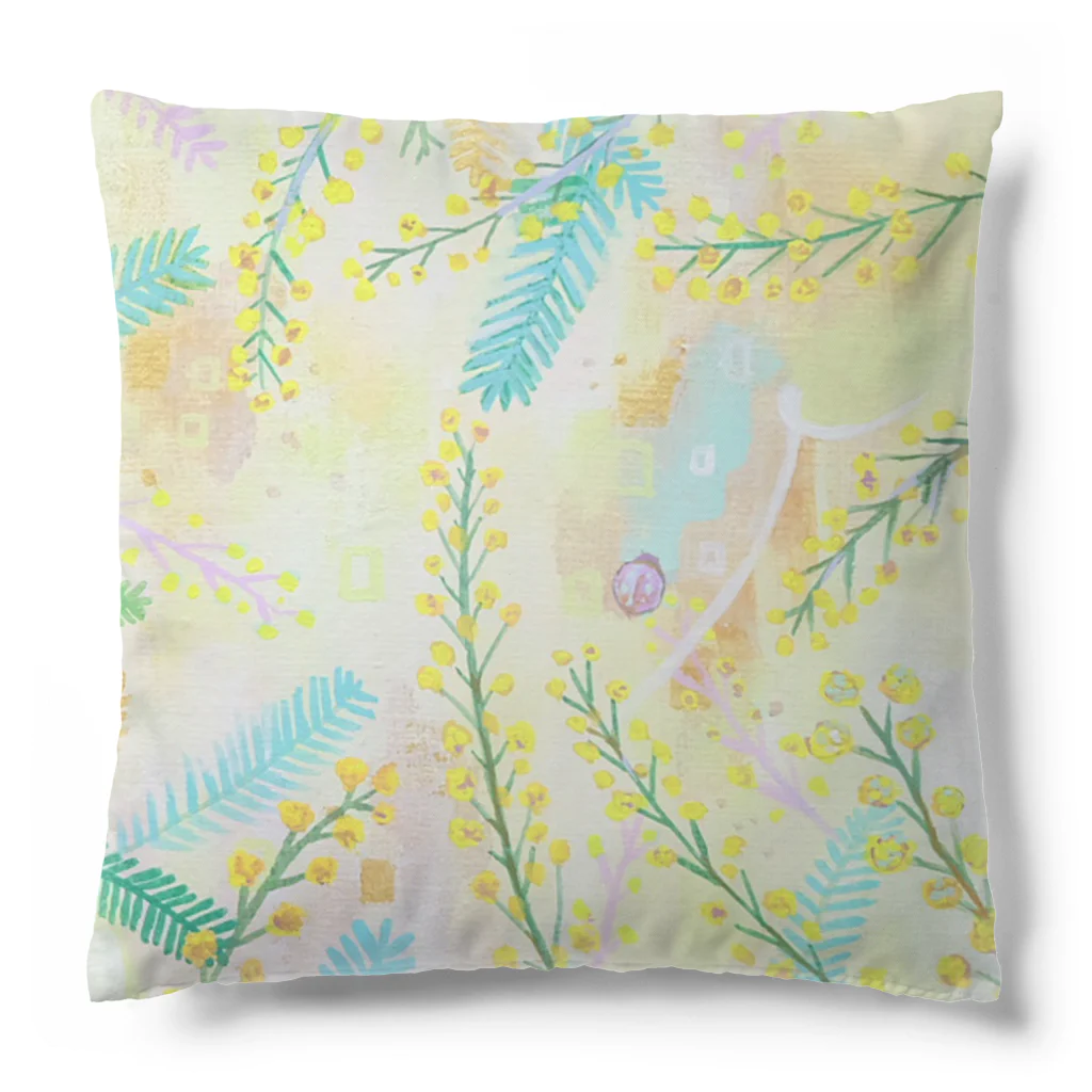 chick tack Waltzのミモザ［mimosa］ Cushion