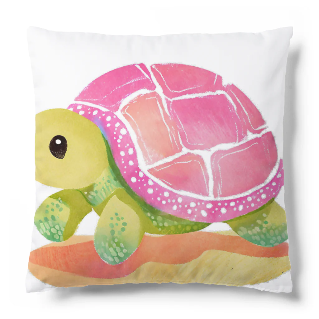 udのかわいいカメのイラストグッズ Cushion