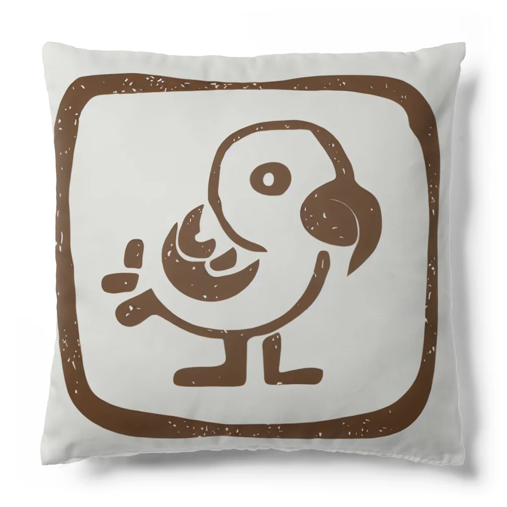 ikubohのナスカの地上絵「オウム」インスパイア05 Cushion