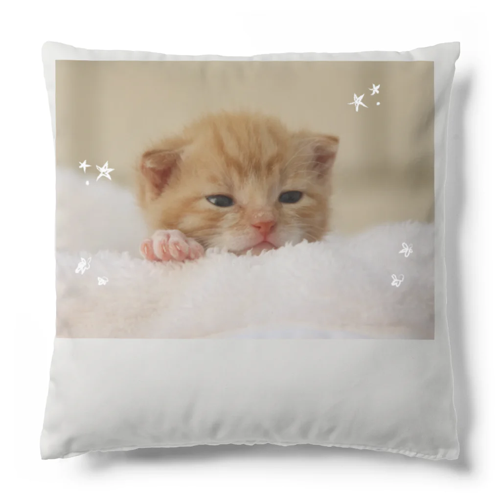 キイロチャンのもふもふねこちゃん Cushion