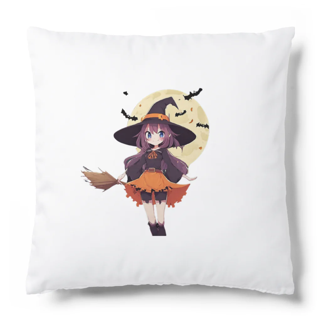 ハロウィン 魔女っ子 リリー Cushion by AIデザイングッズ販売 Akiba