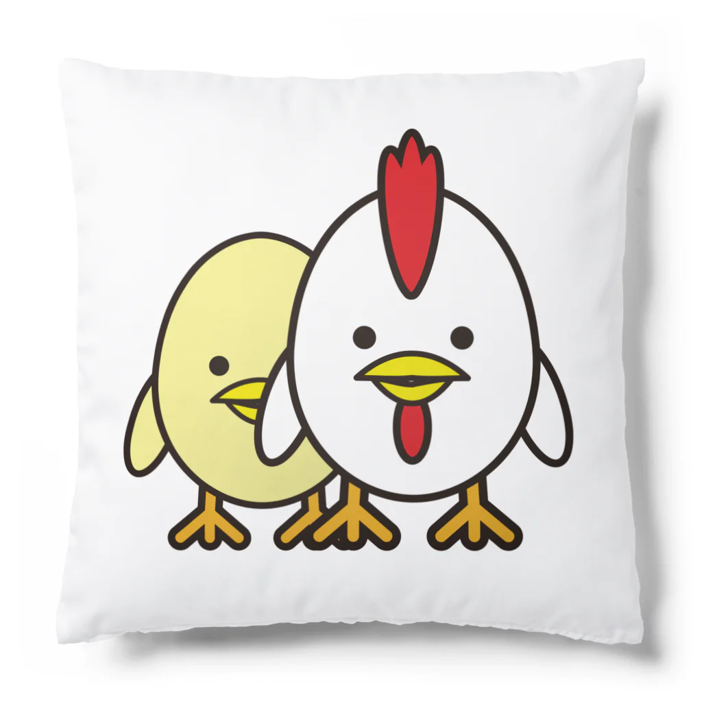 うぃるのにわとりとひよこ Cushion