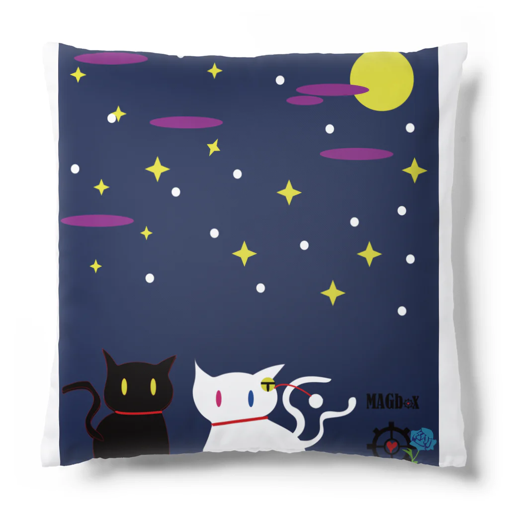 Amasyuiroのmagboxシリーズ　猫月夜 Cushion