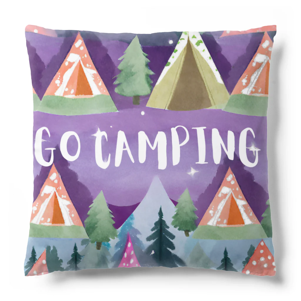 Rico294のカラフルテントでGO CAMPING クッション