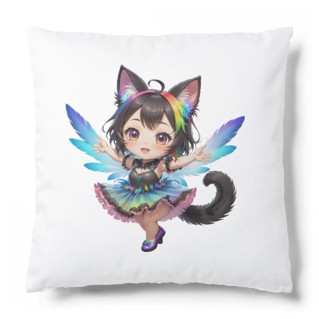 NexDreamの妖精のハロウィンフェス（黒猫2） Cushion