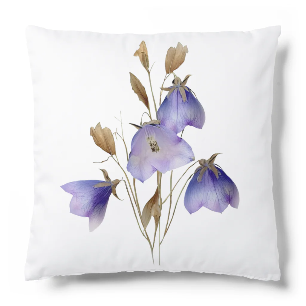 Atelier Petrichor Forestのキキョウ Chinese bellflower Cushion