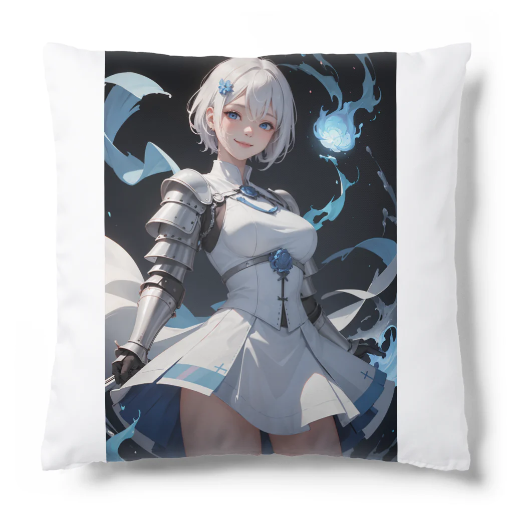 天乃鯱のブルーファイヤーローズ Cushion