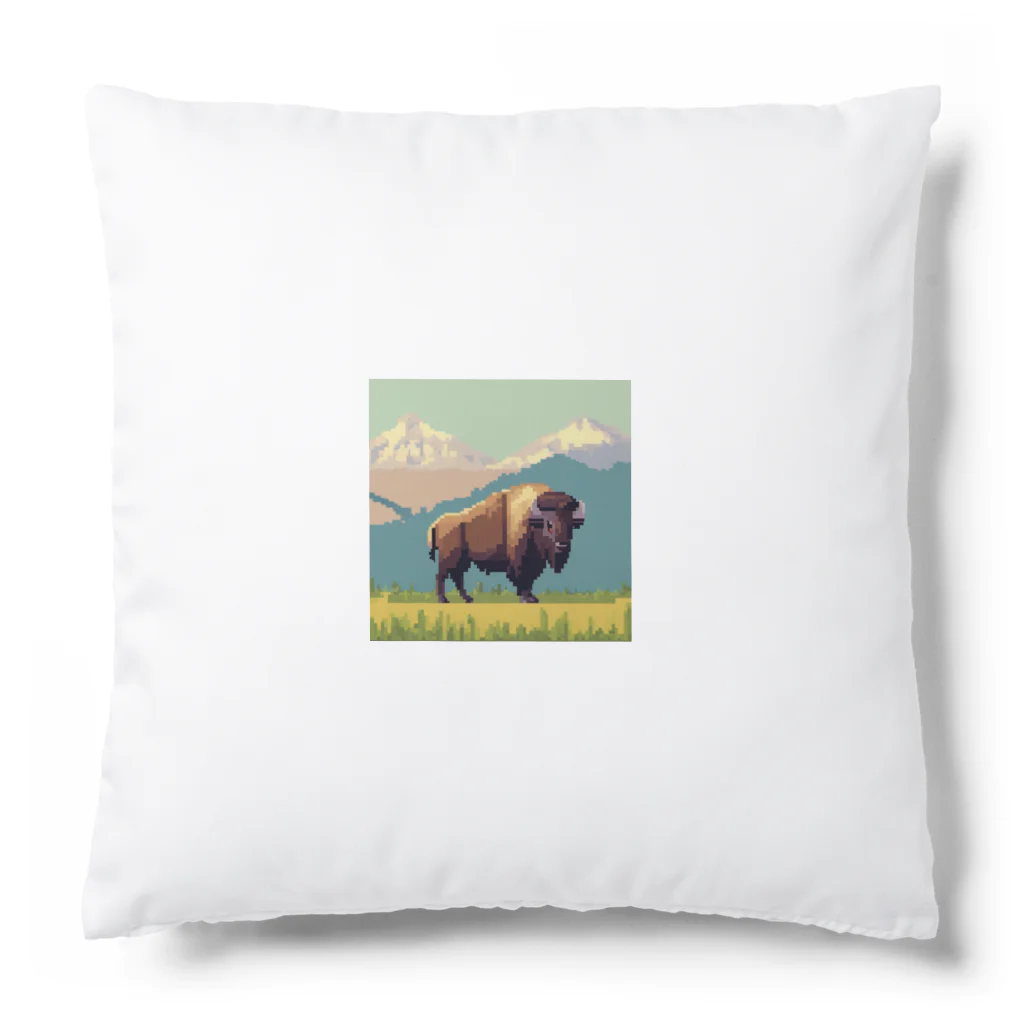 sam-chのドット絵のバッファロー Cushion