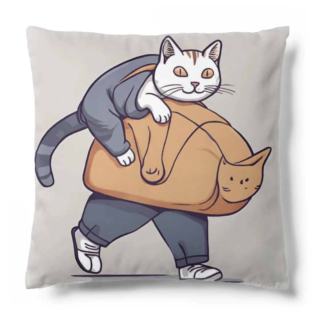 aoking_の不思議猫 Cushion