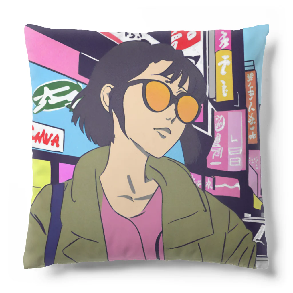 sunglass girlのsunglass girl 街編 Cushion