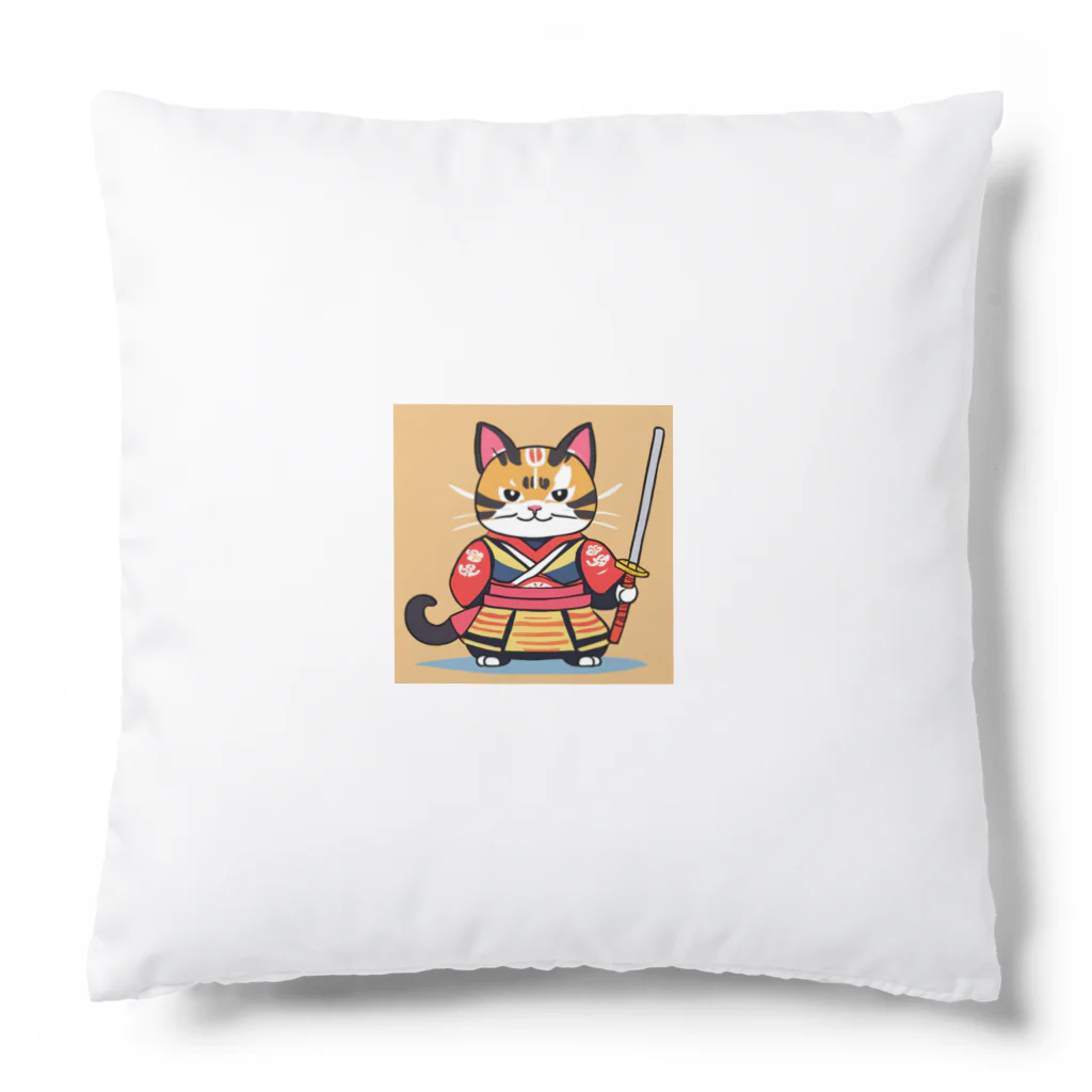 KATSUMINAの戦国武将猫 Cushion