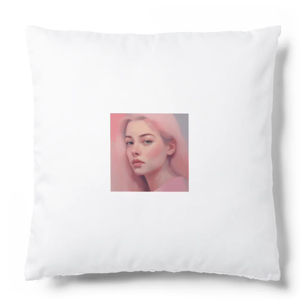 k-famのピンクのチーク美女 Cushion