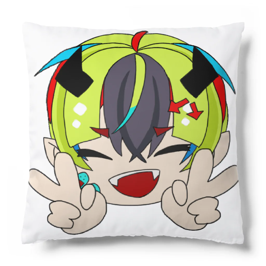 明魔らすた📢アニメ同時視聴Vtuberの明魔らすた2周年記念グッズ Cushion