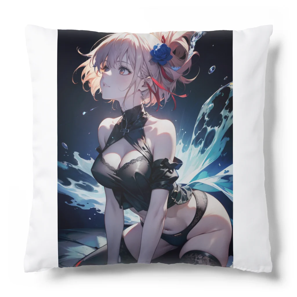 RGセクシーガールの金髪美少女 Cushion