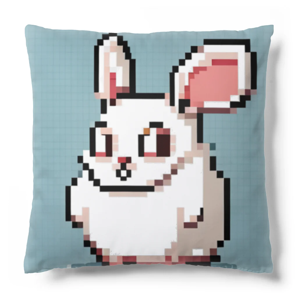 Dragonfly!!(トンボ)のドット絵　ウサギ Cushion