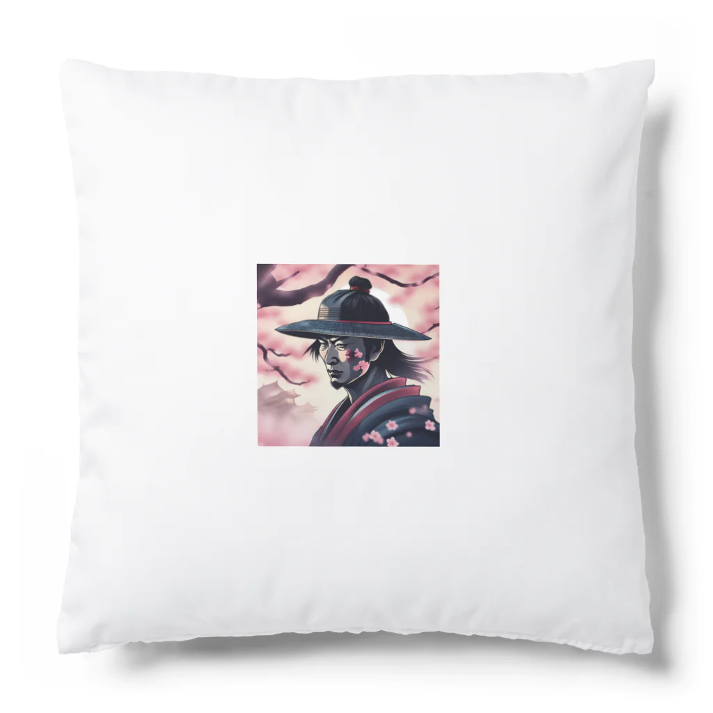 samurai-isの桜とサムライ Cushion