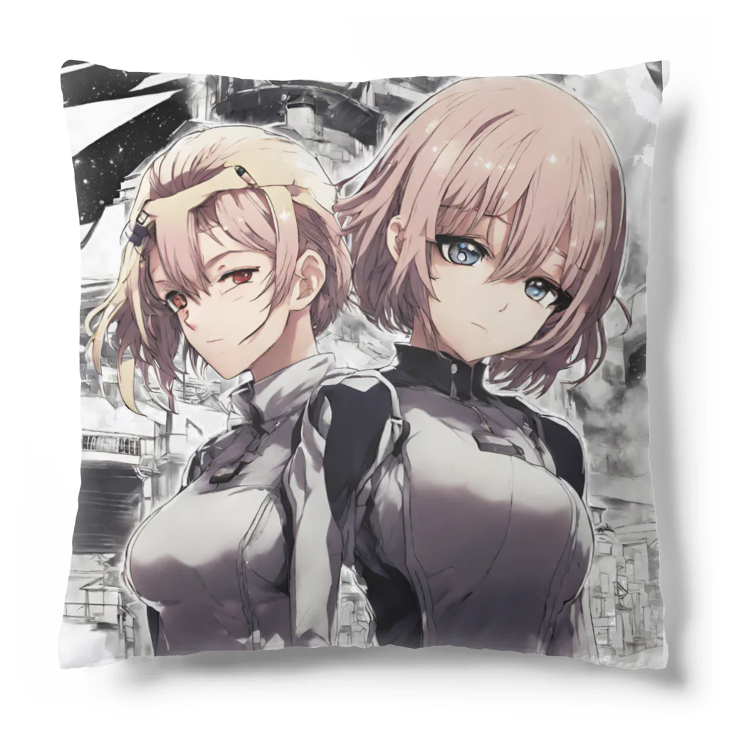 もふもふの美少女の宇宙を探検隊 Cushion