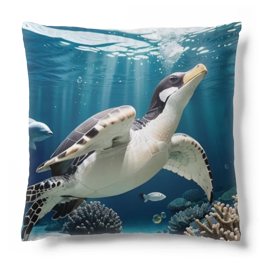 人魚の夢のペンガメ Cushion