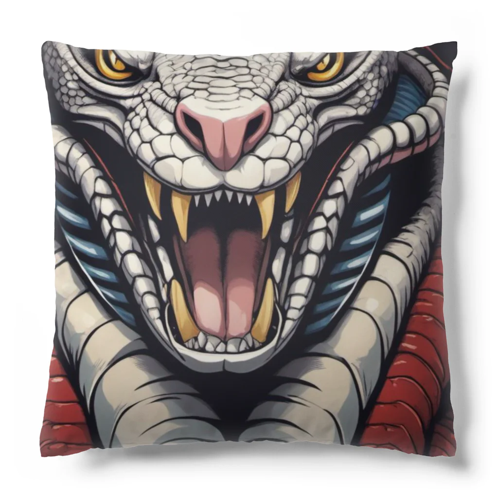 京都イラスト工房の動物シリーズ26：コブラ Cushion