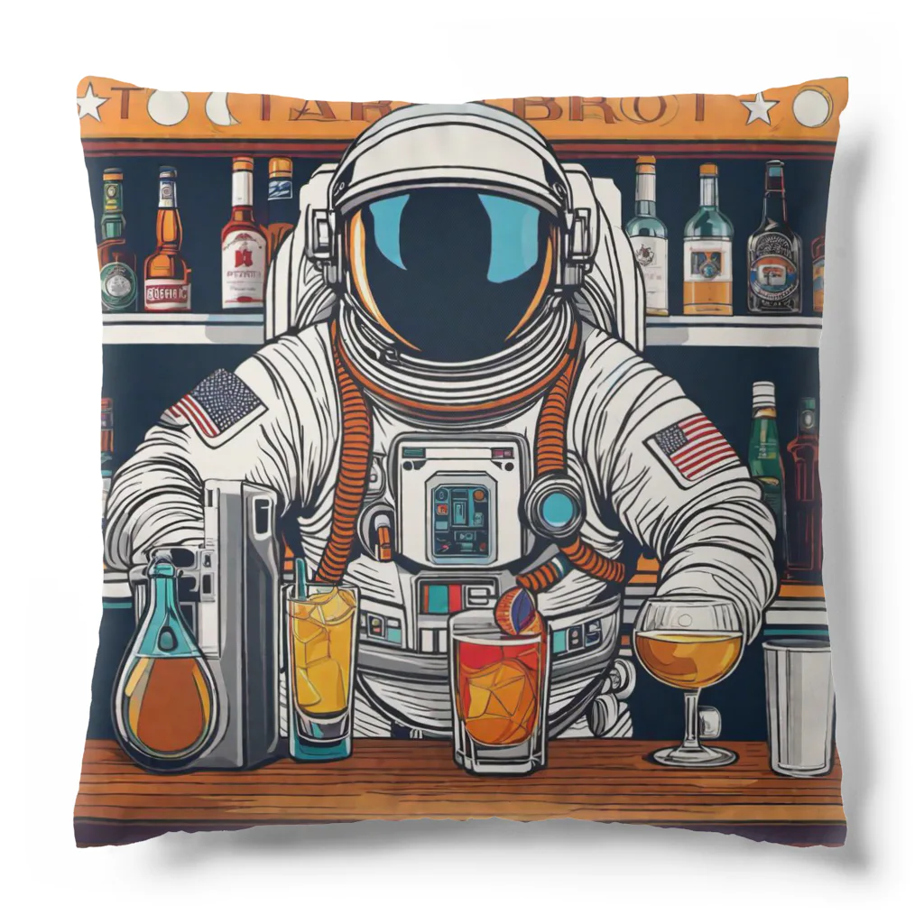 宇宙開発デザイン科の宇宙飛行士のバーテンダー Cushion