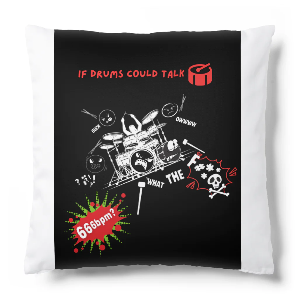 WizardWearのIf Drums could Talk Cushion