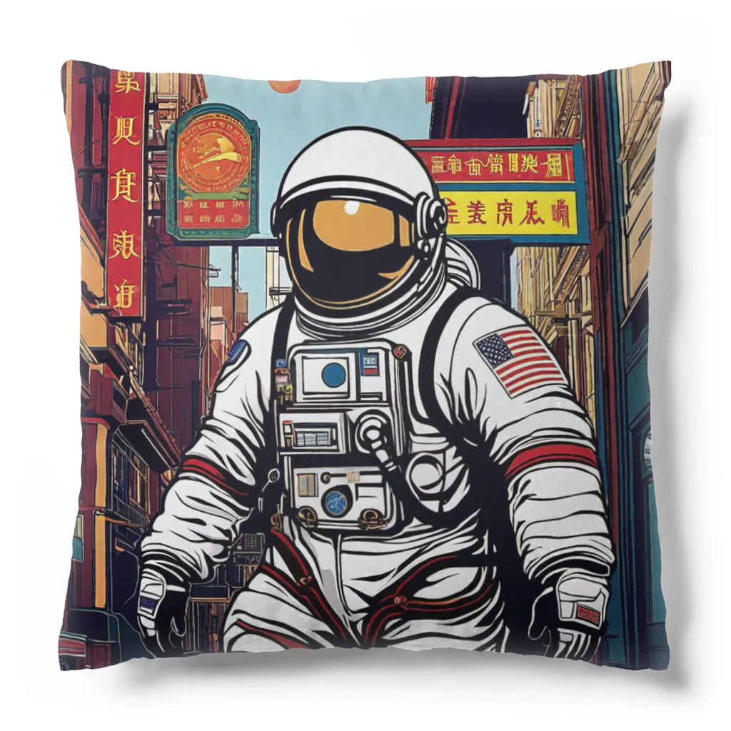 宇宙開発デザイン科の場違いコーディネート Cushion