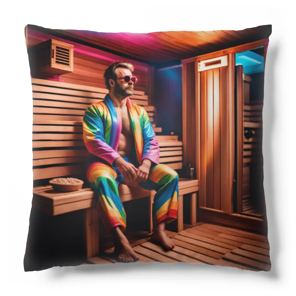 COLORFUL-SAUNAのCOLORFUL-SAUNAのジョージ Cushion