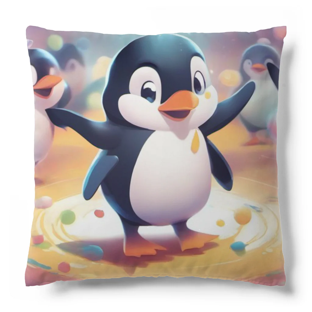 MistyStarkのペンギンダンス Cushion