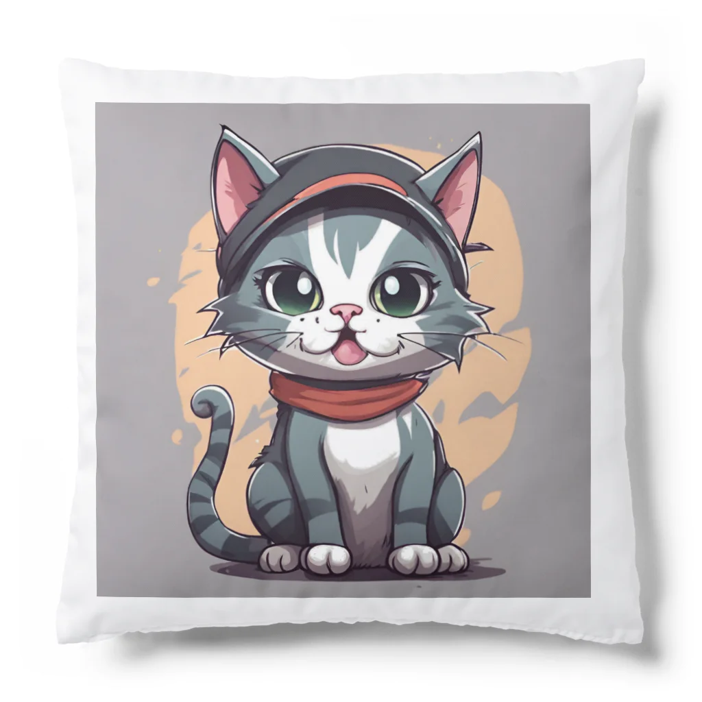 じゅんじゅんのキャップ猫 Cushion