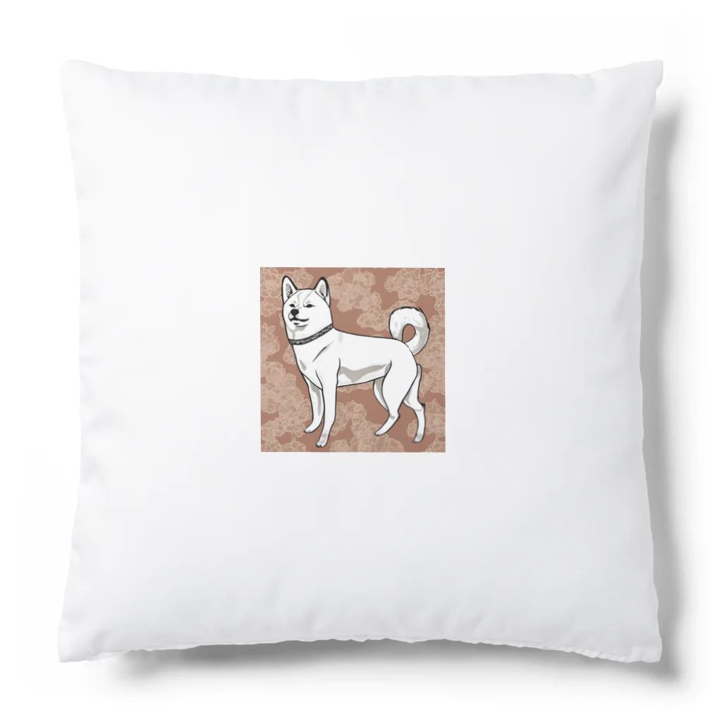 mukumuko2002のたそがれ＿北海道犬 Cushion