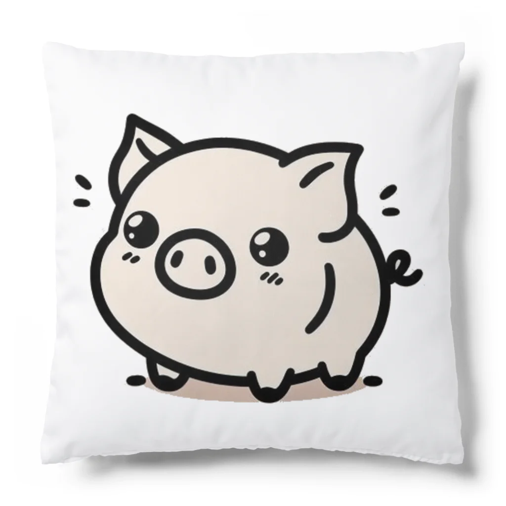 終わらない夢🌈の愛くるしい💞こぶたちゃん🐷😍 Cushion