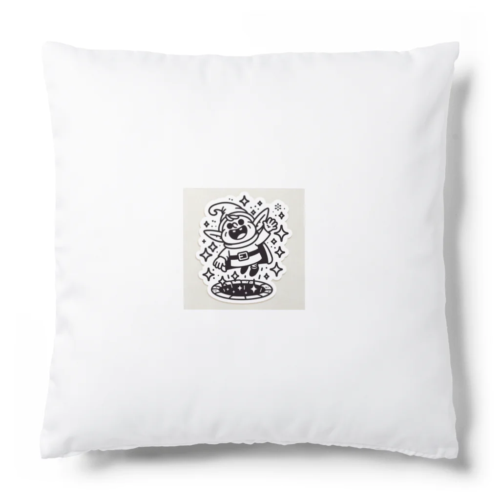 ketaketaのきらきらゴブリン妖精[ファンタジー][キャラクター][イラスト調] Cushion