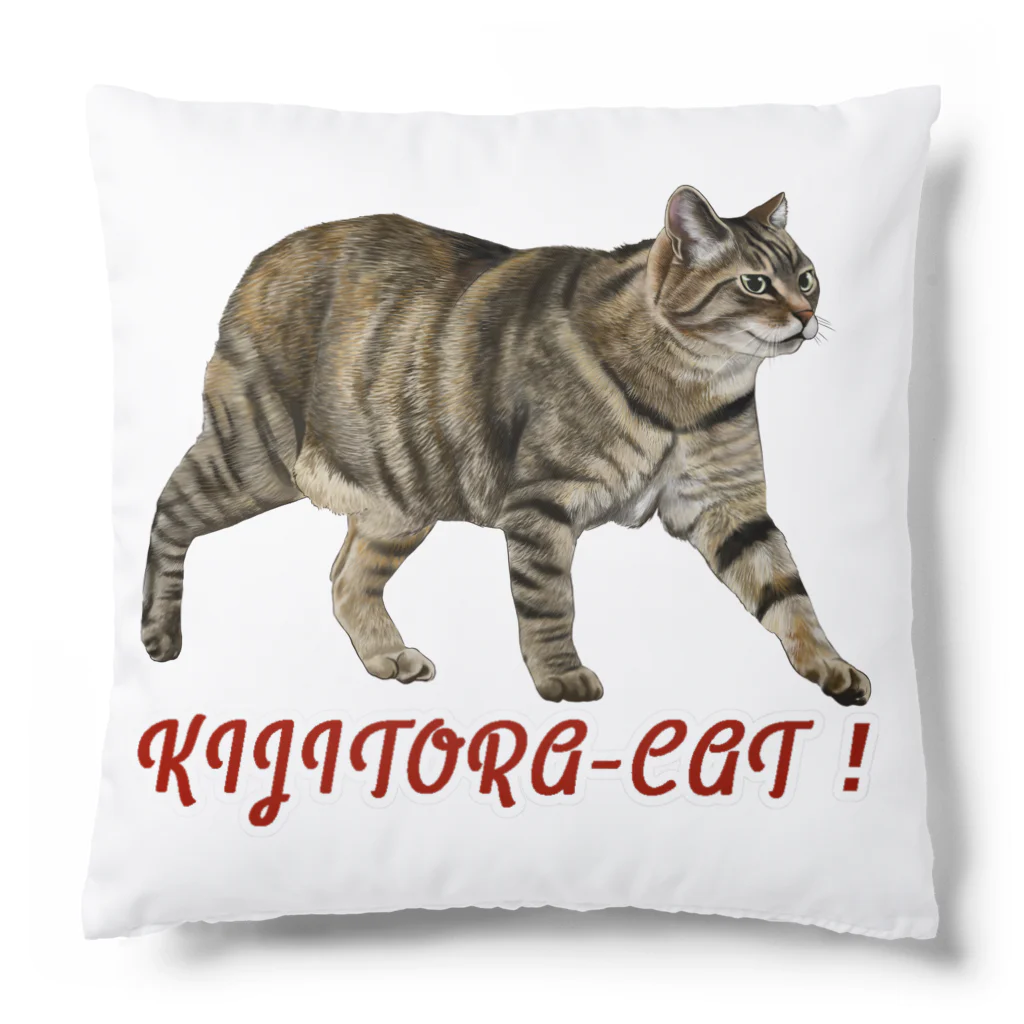 もっち（mocchi）のお散歩キジトラ猫ちゃん！ Cushion