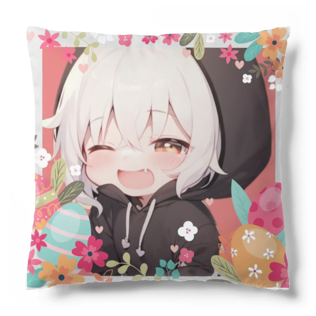 お米ちゃん と、時々。あみちゃんのJUN お花クッション Cushion